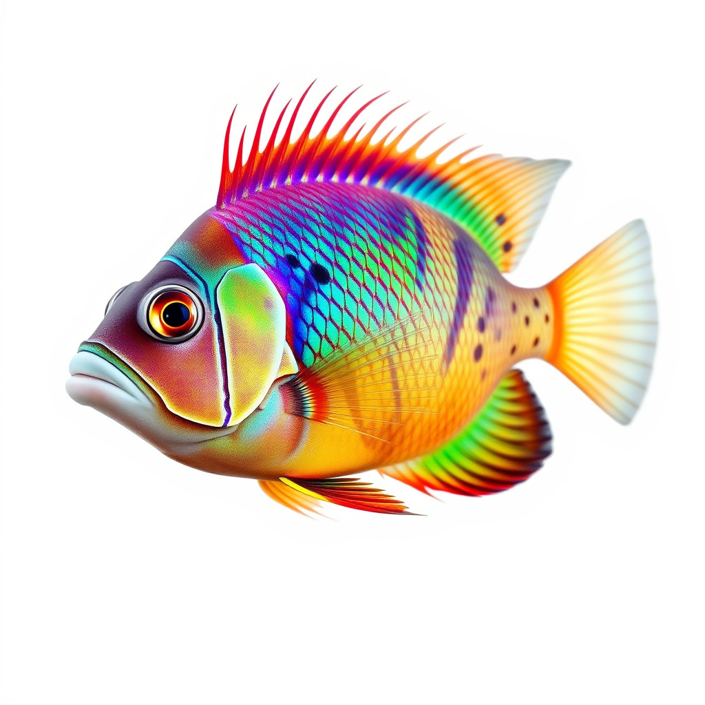 Colorful Fish Model Pack for Game and Animation Low-poly 3D model_4