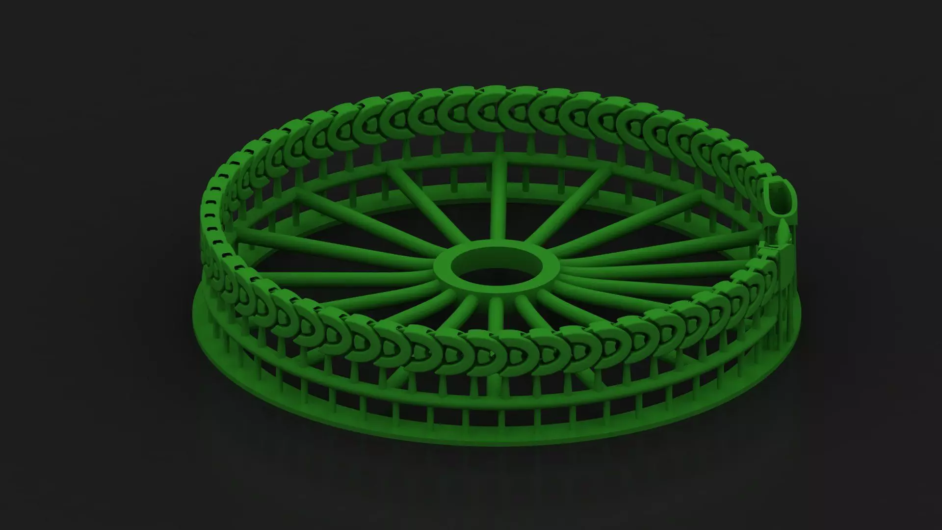 5MM Highly Premium Oval Cuban 3D Bracelet Design  3D print model_0