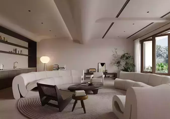 modern living room interior scenes 138 