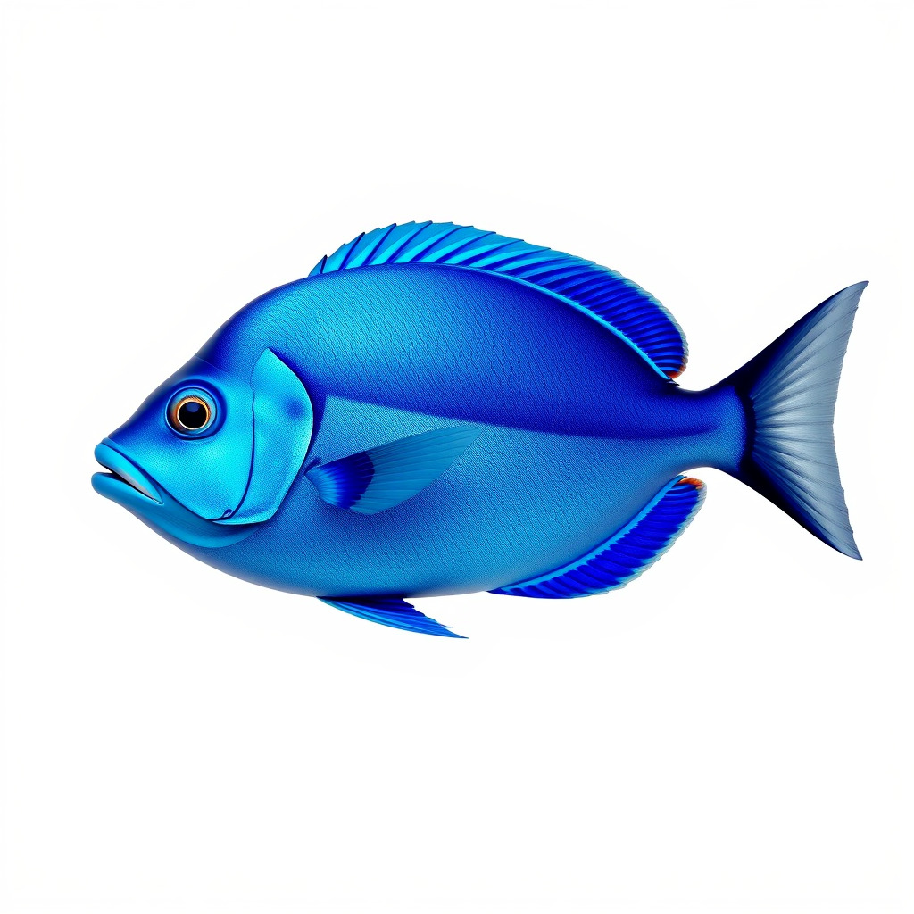 Blue Fish Model Pack for Aquatic Scenes Low-poly 3D model_4