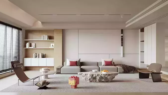 modern living room interior scenes 140