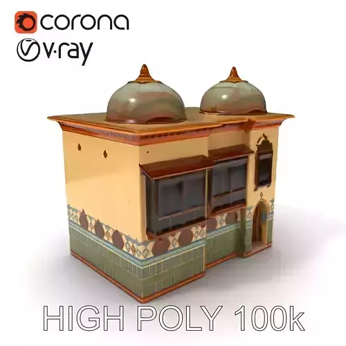 Historic Arabian Architecture Building Model Pack