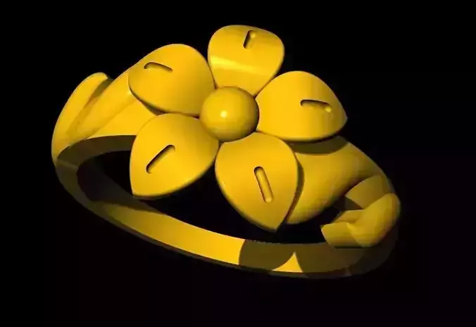 flower ring 3dm file