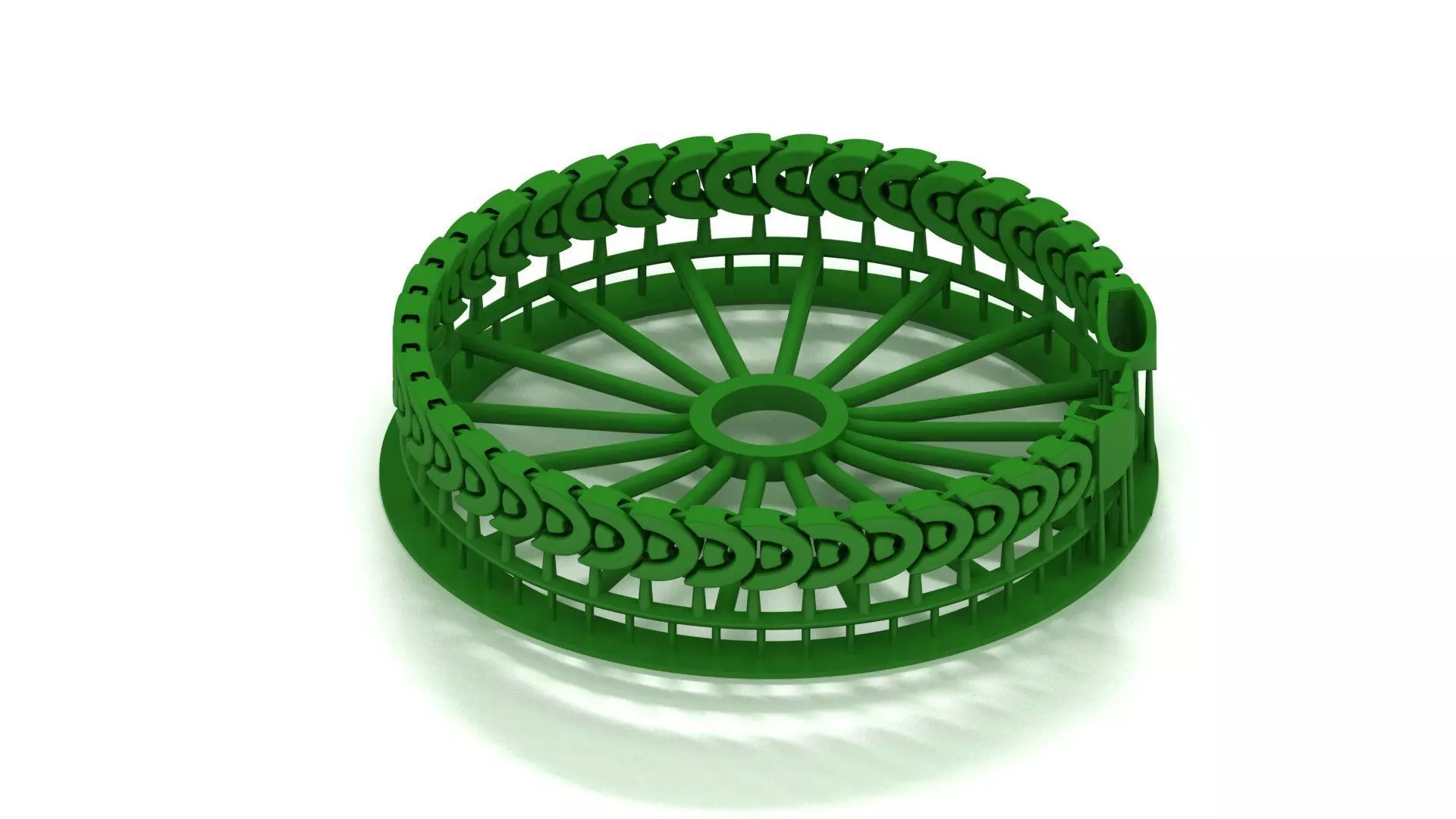9MM Highly Premium Oval Cuban 3D Bracelet Design 3D print model_0