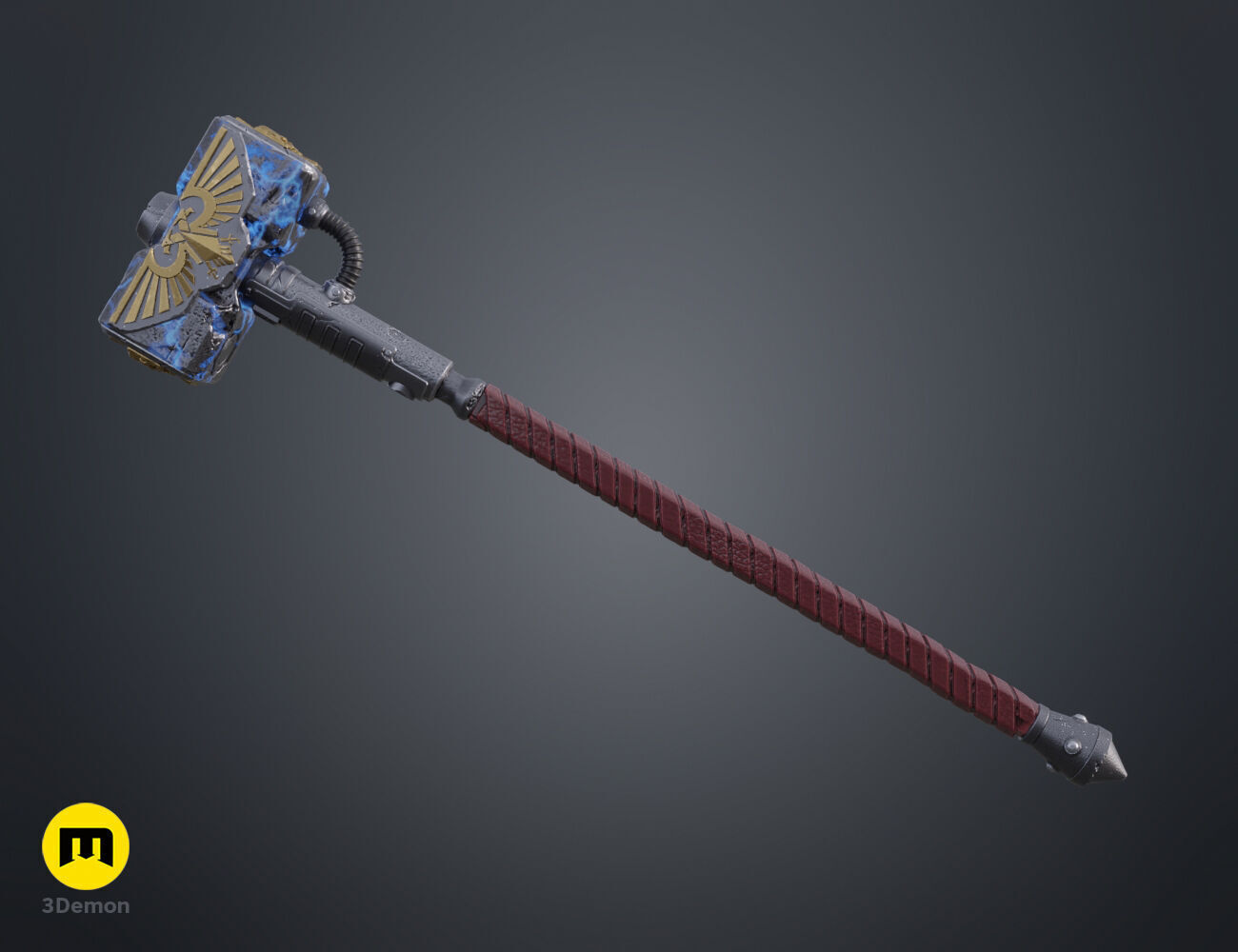 Thunder Hammer 3D print model_2
