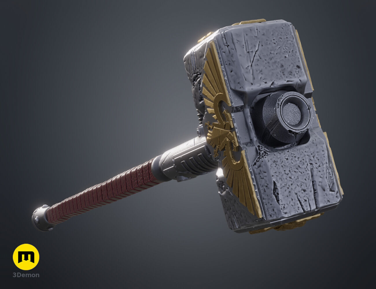 Thunder Hammer 3D print model_16
