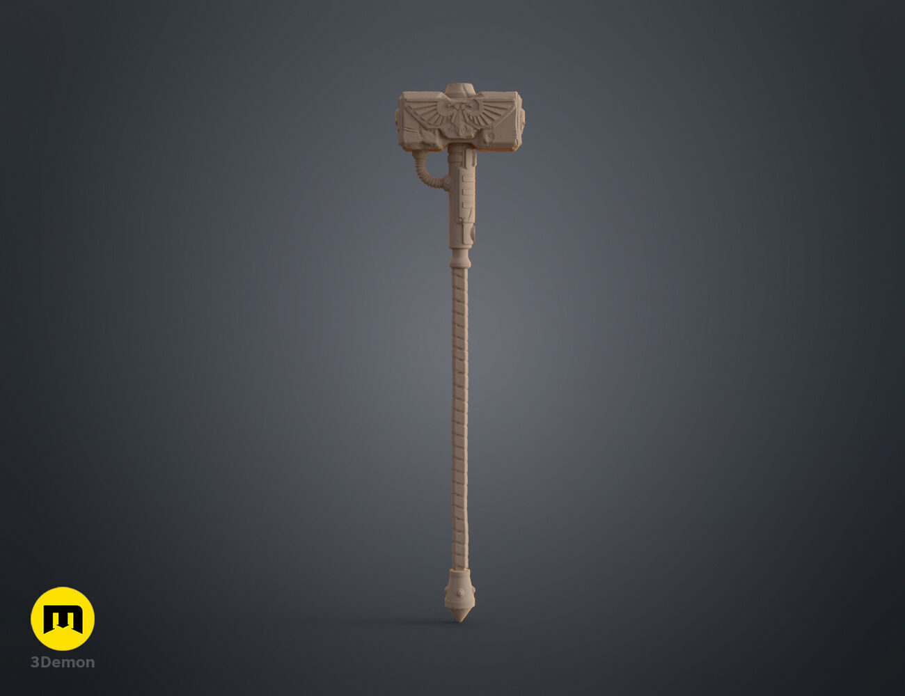 Thunder Hammer 3D print model_9