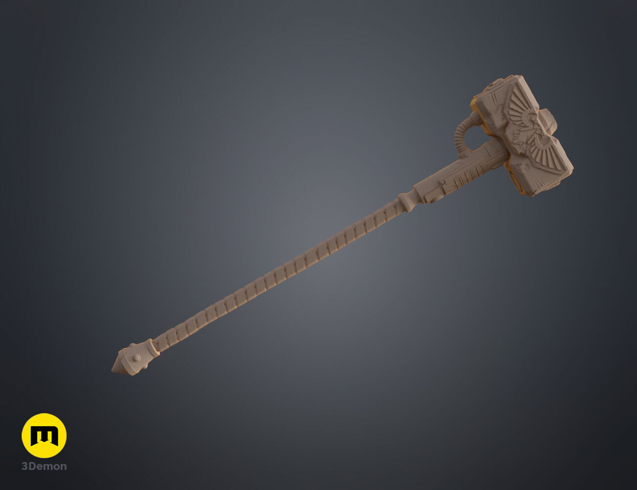 Thunder Hammer 3D print model_11