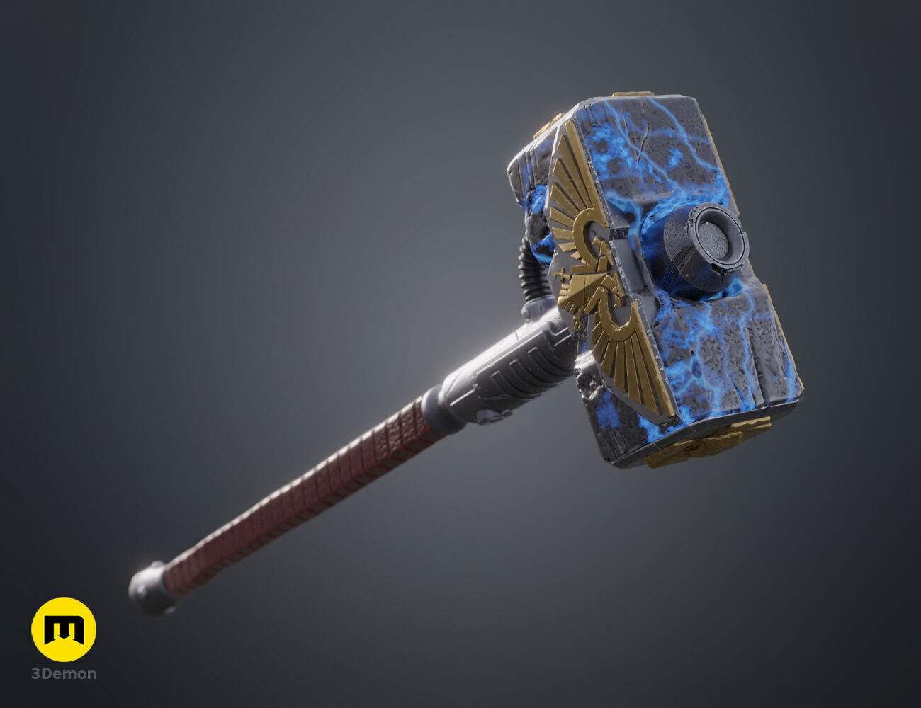 Thunder Hammer 3D print model_1