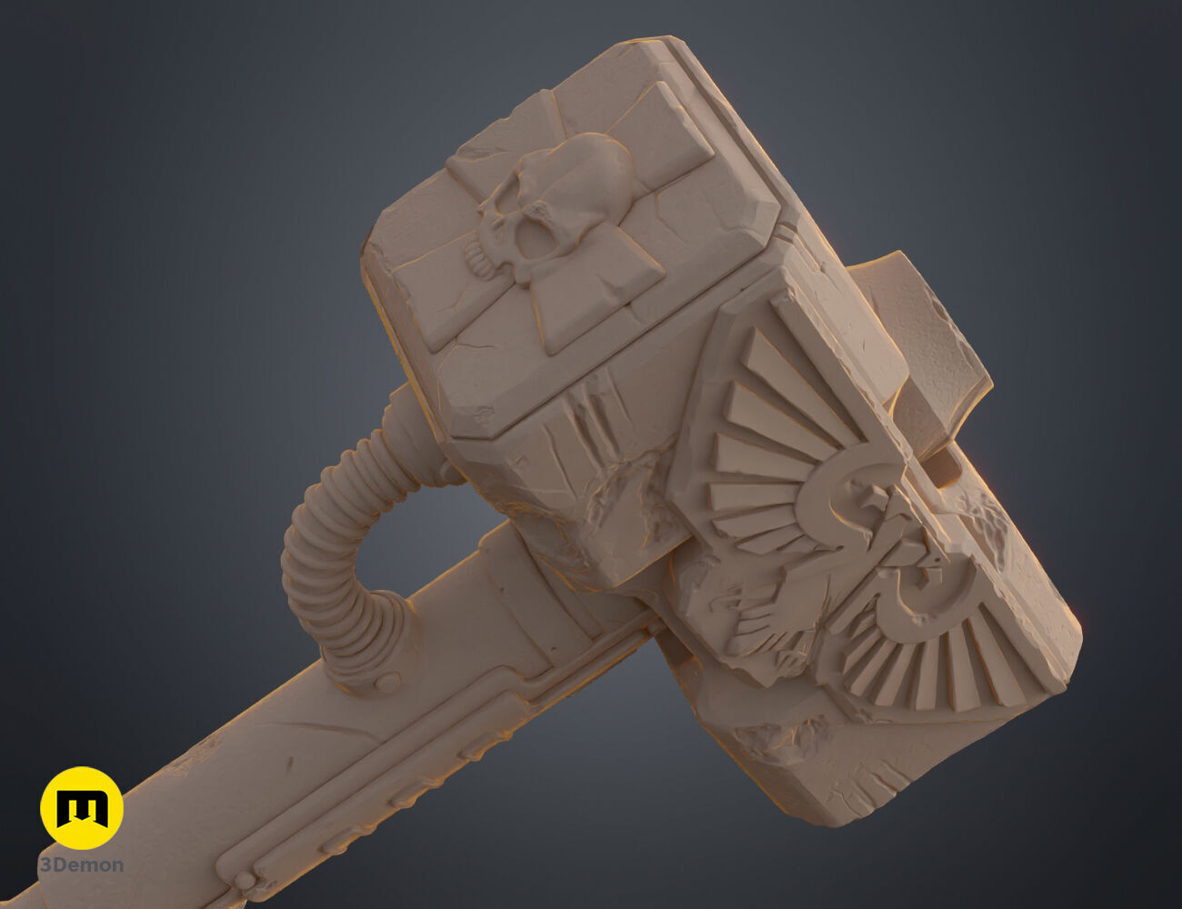 Thunder Hammer 3D print model_20