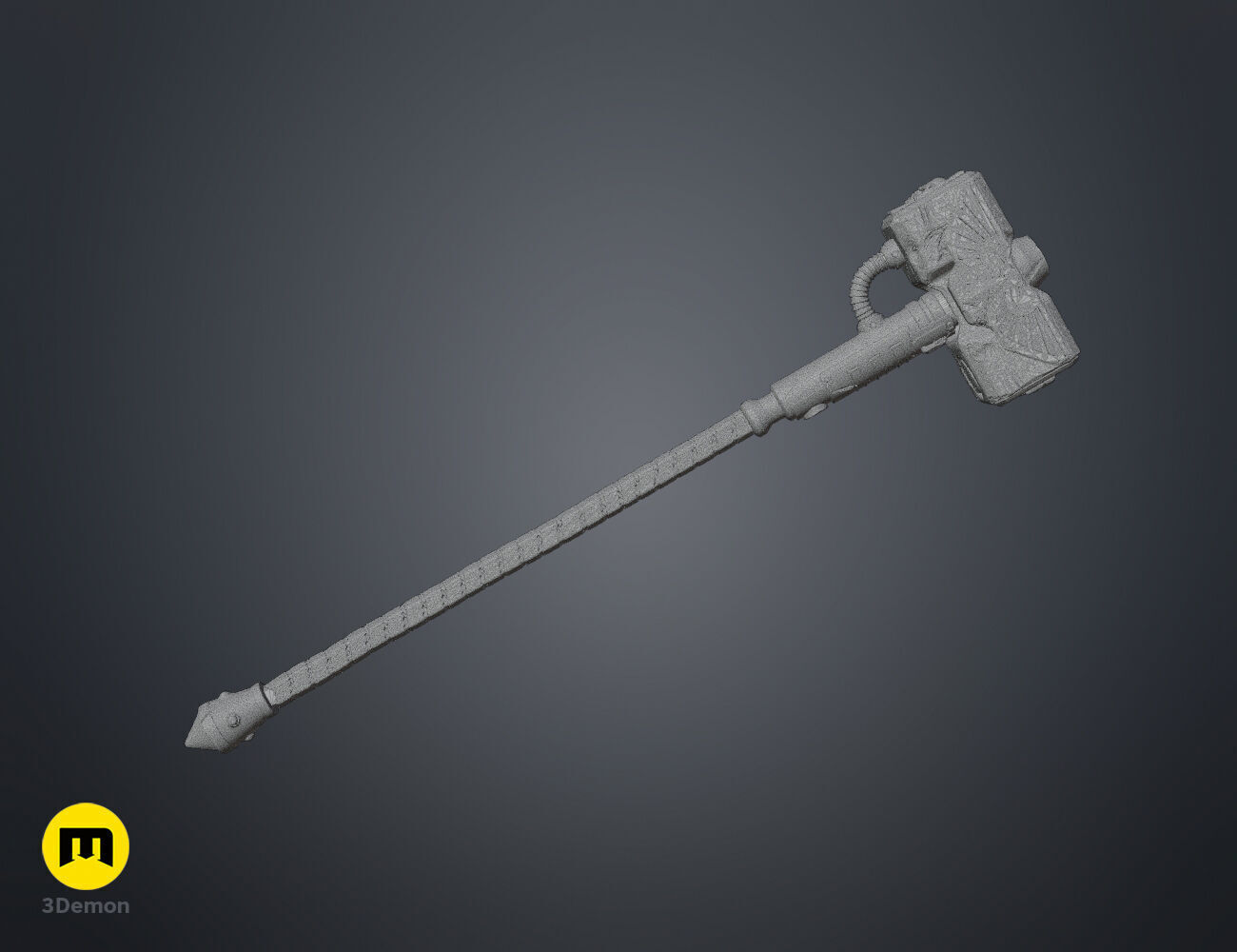 Thunder Hammer 3D print model_21