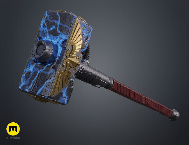 Thunder Hammer 3D print model