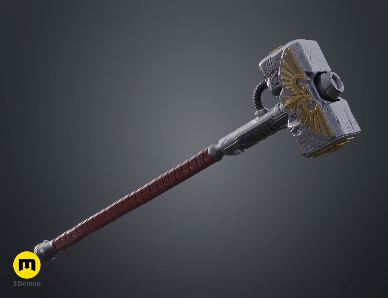 Thunder Hammer 3D print model_10
