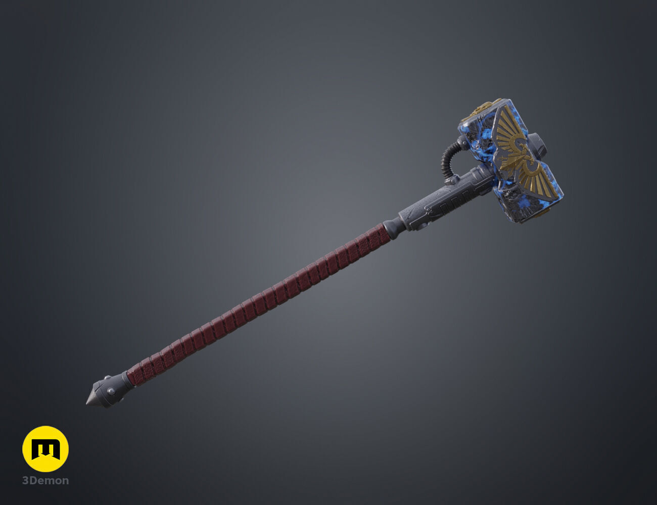 Thunder Hammer 3D print model_13