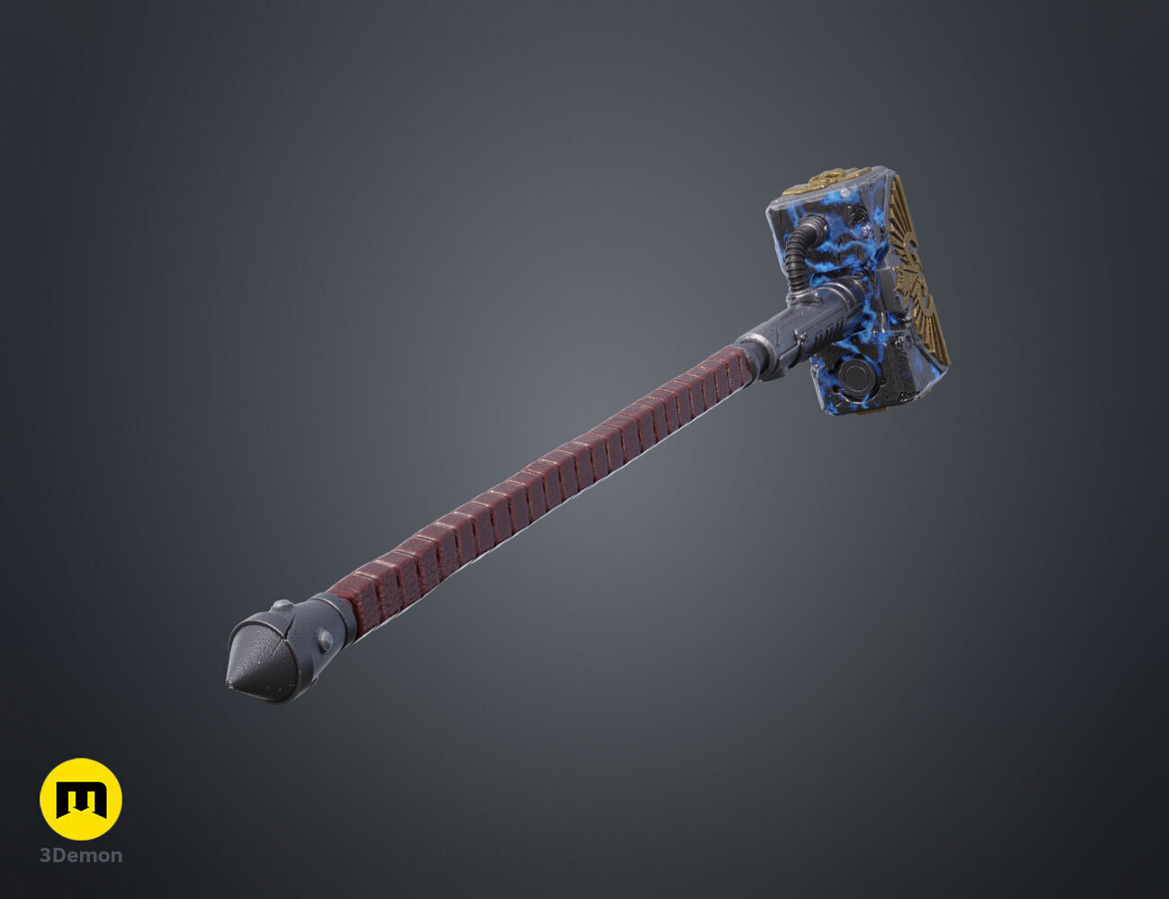 Thunder Hammer 3D print model_7