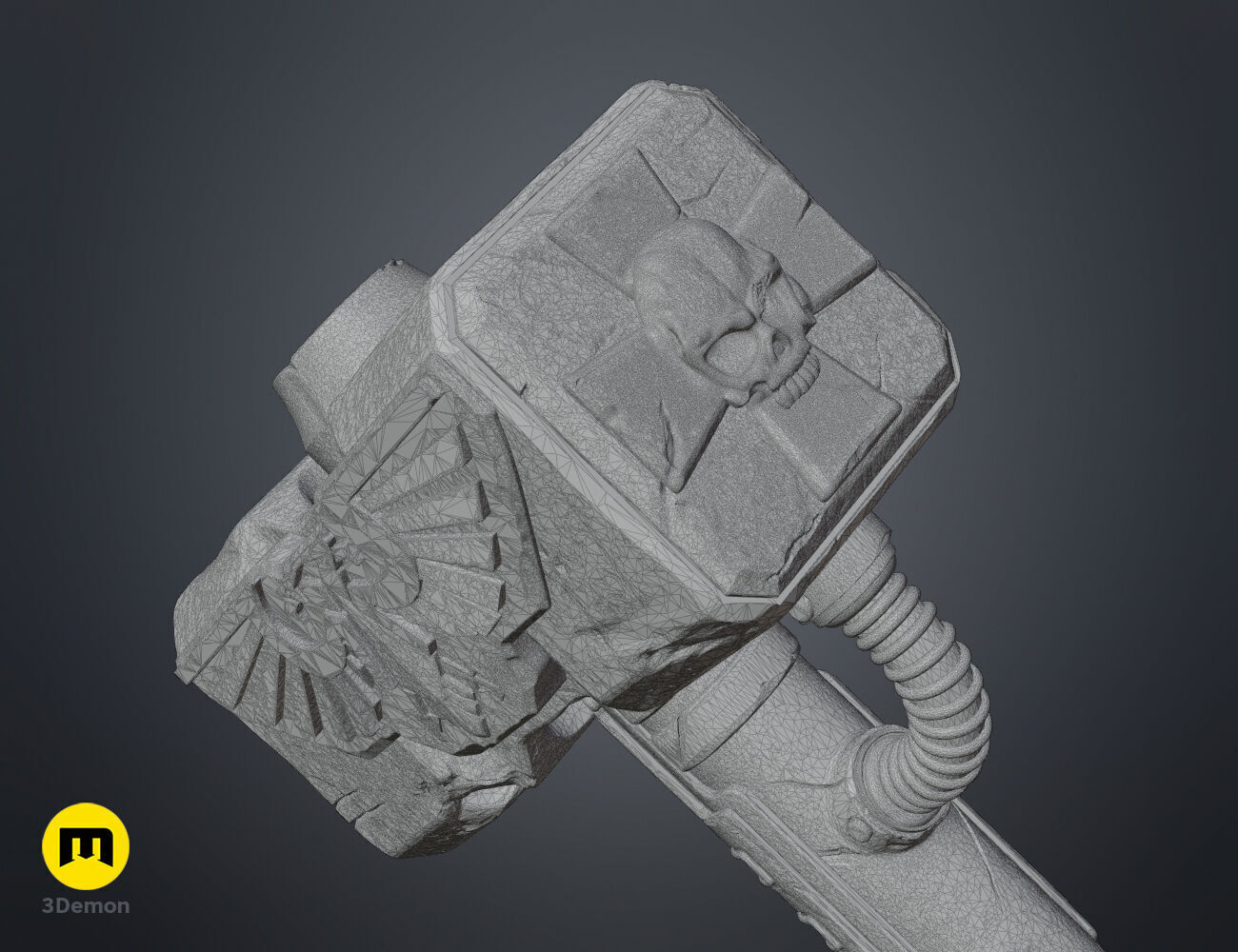 Thunder Hammer 3D print model_22