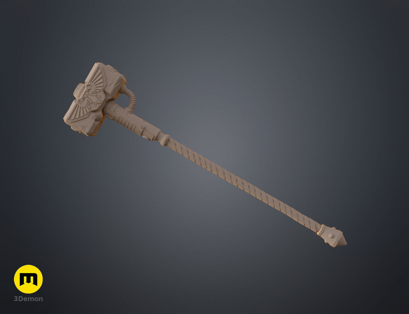 Thunder Hammer 3D print model_18