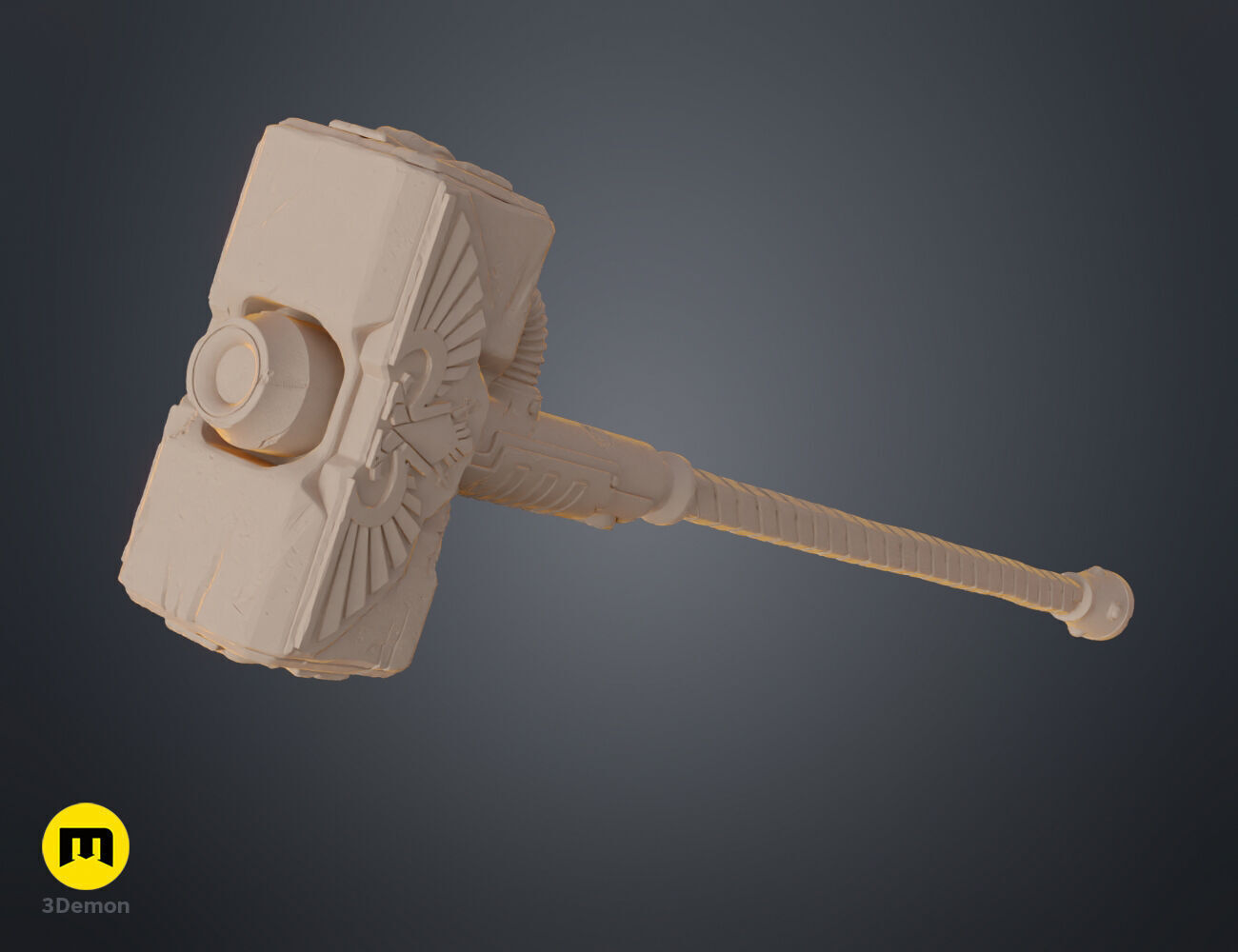 Thunder Hammer 3D print model_12