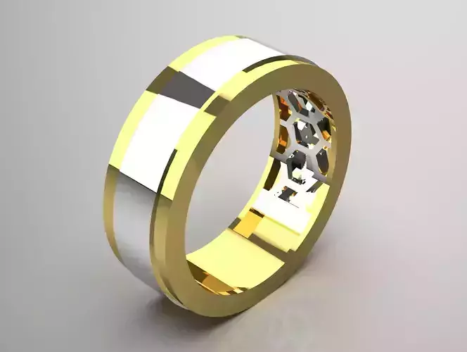 gold man ring mr0162