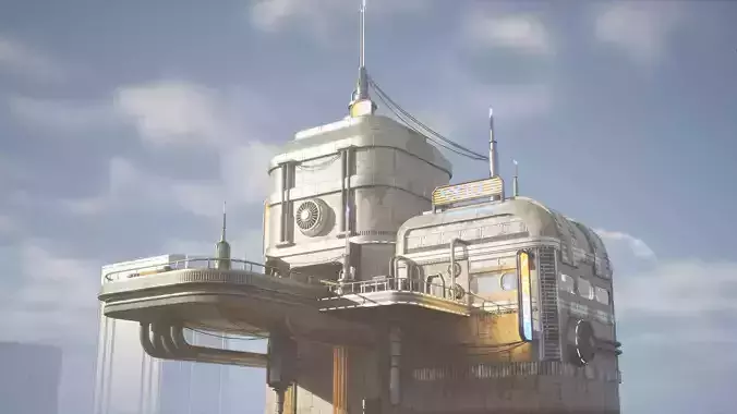 Science Fiction Flying Cantina - Unreal Engine 