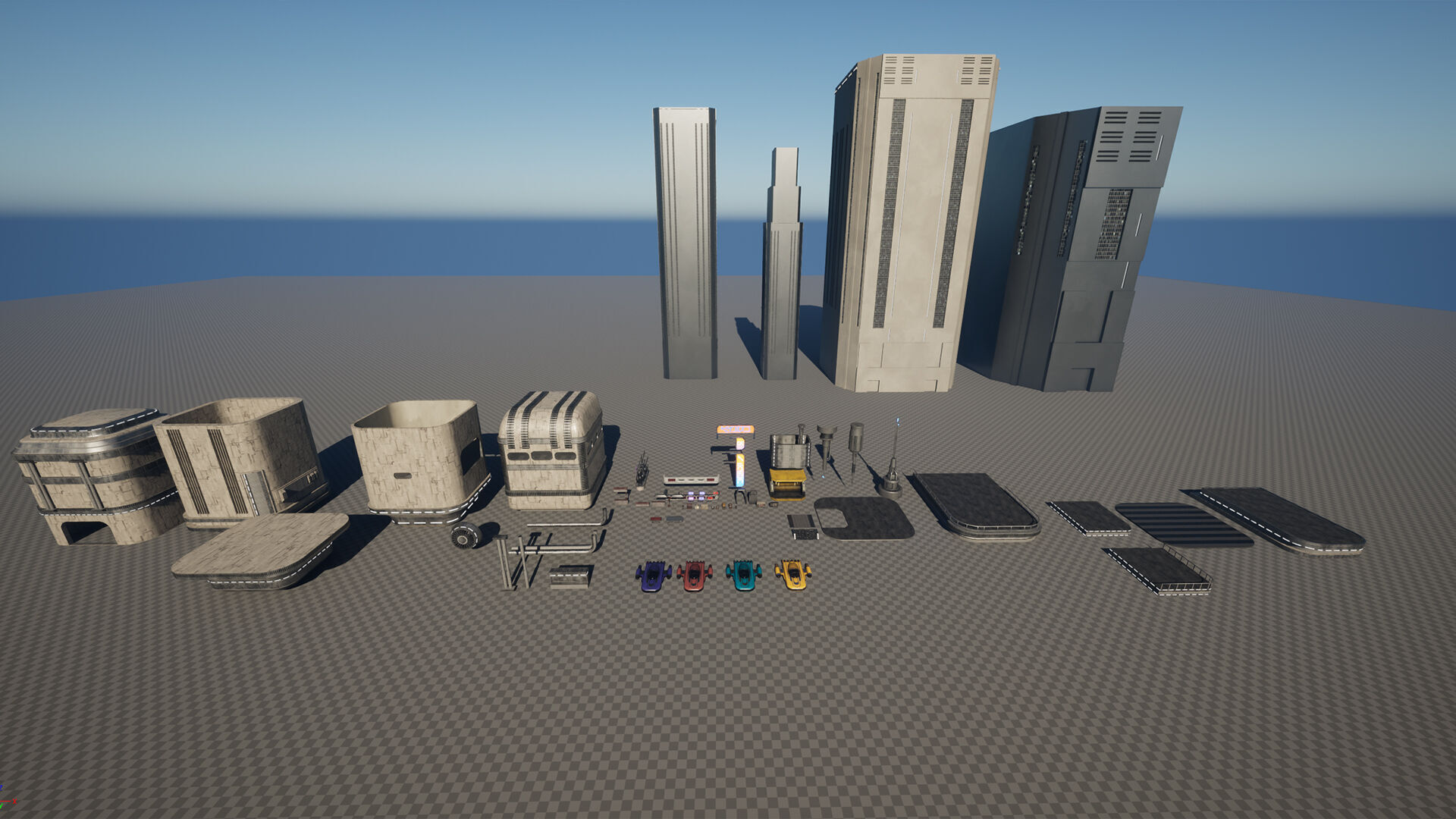 Science Fiction Flying Cantina - Unreal Engine  Low-poly 3D model_25