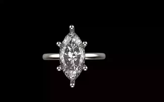 engagement solitaire ring model 1229