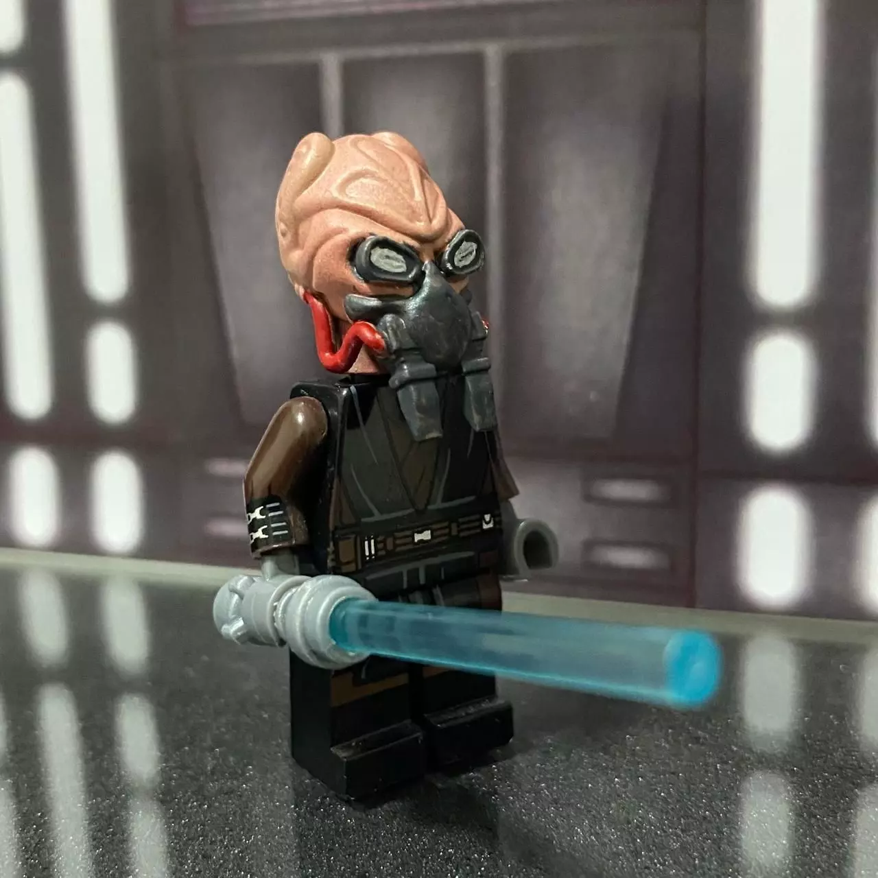 Jedi master plo koon minifigure star wars custom 3D print model_0