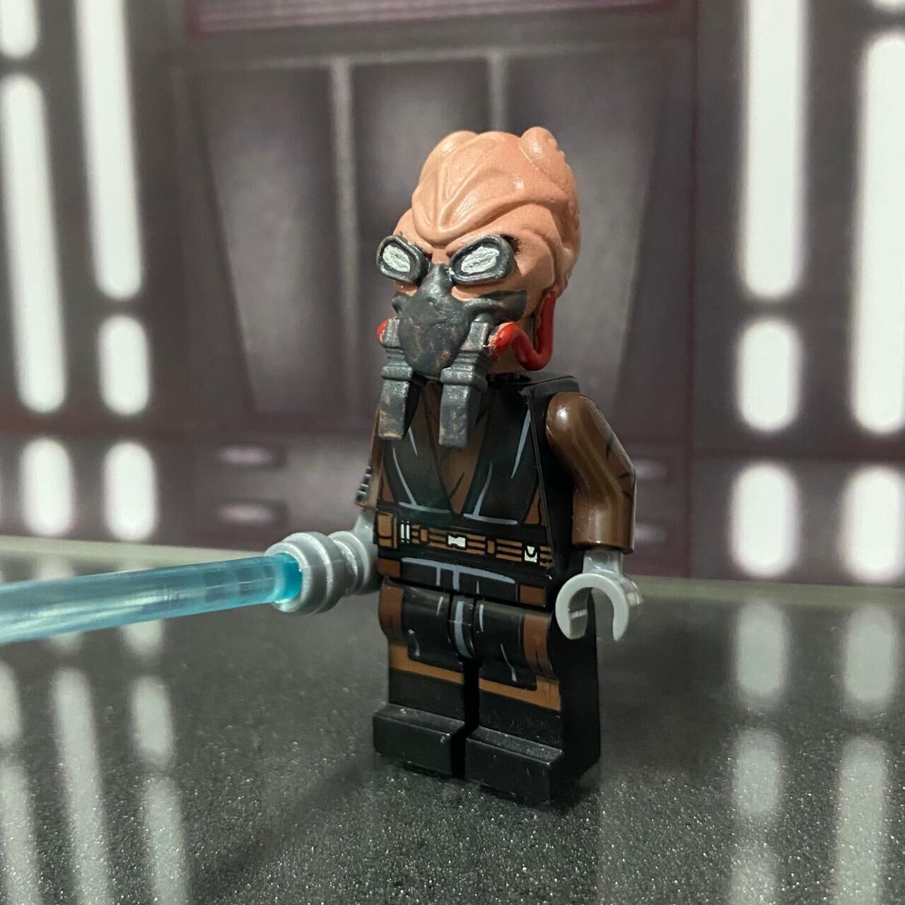 Jedi master plo koon minifigure star wars custom 3D print model_2