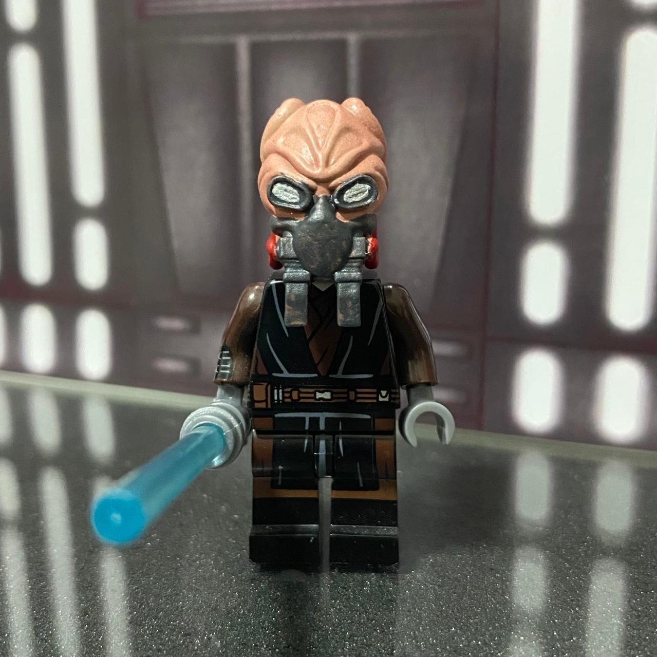 Jedi master plo koon minifigure star wars custom 3D print model_1