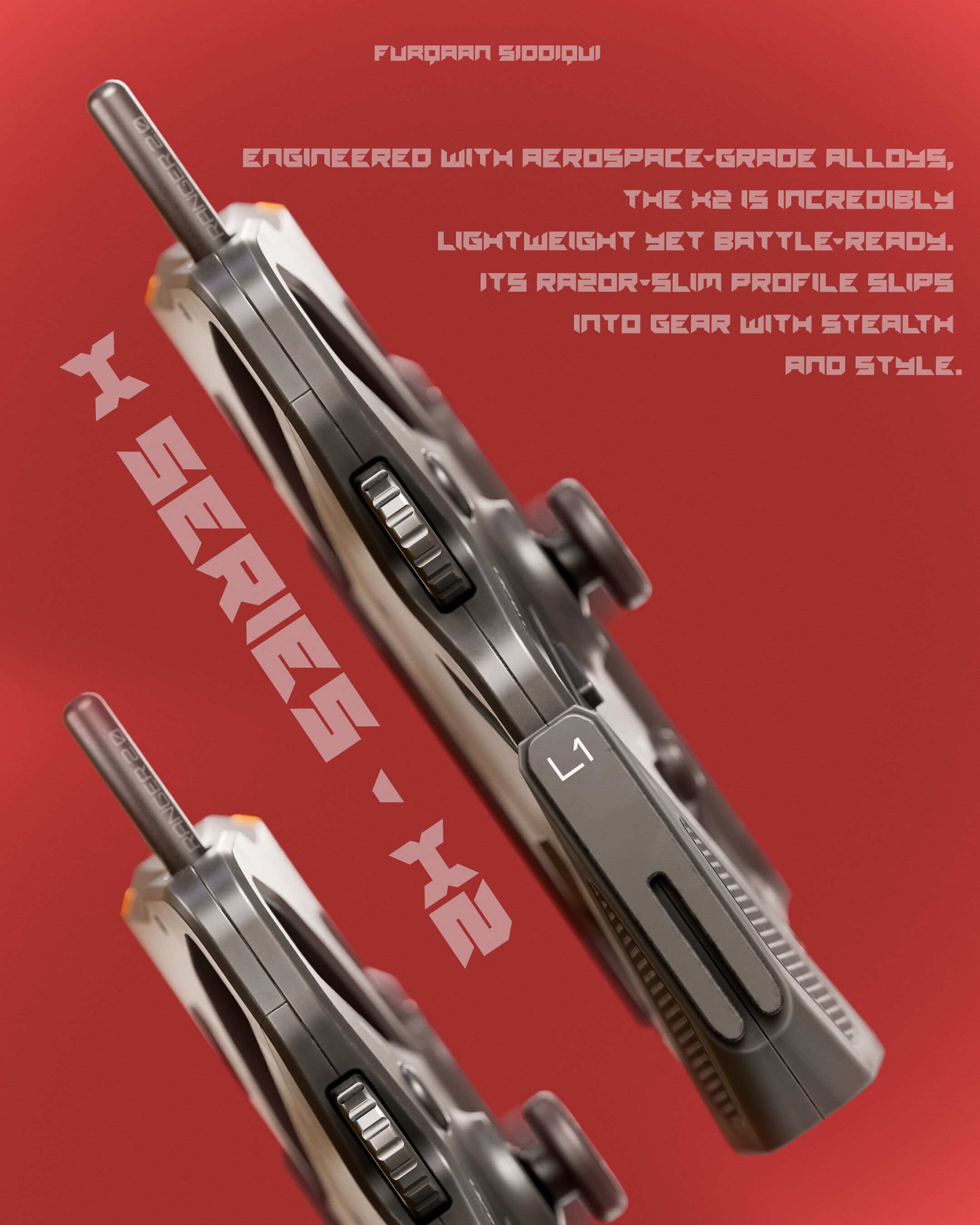 Sci-fi Controller Device X2 PBR Low-poly 3D model_2