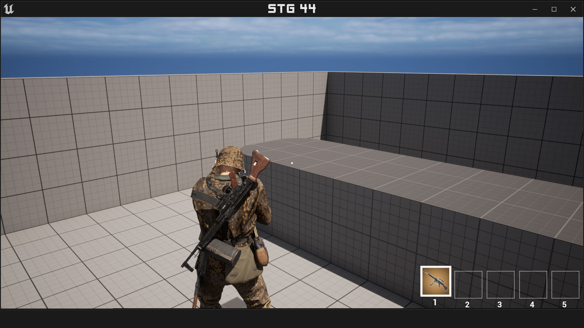 STG 44 Weapon Fps-Tps Low-poly 3D model_10