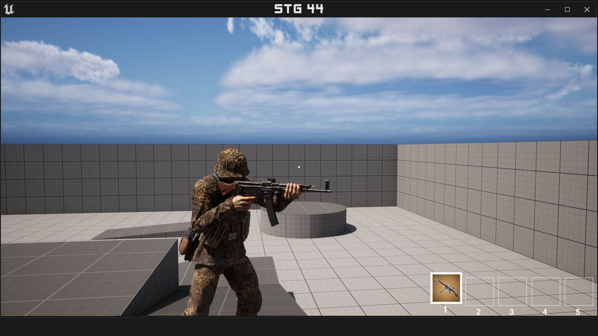 STG 44 Weapon Fps-Tps Low-poly 3D model_11
