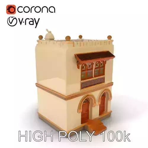 Traditional Mediterranean Building Model Pack