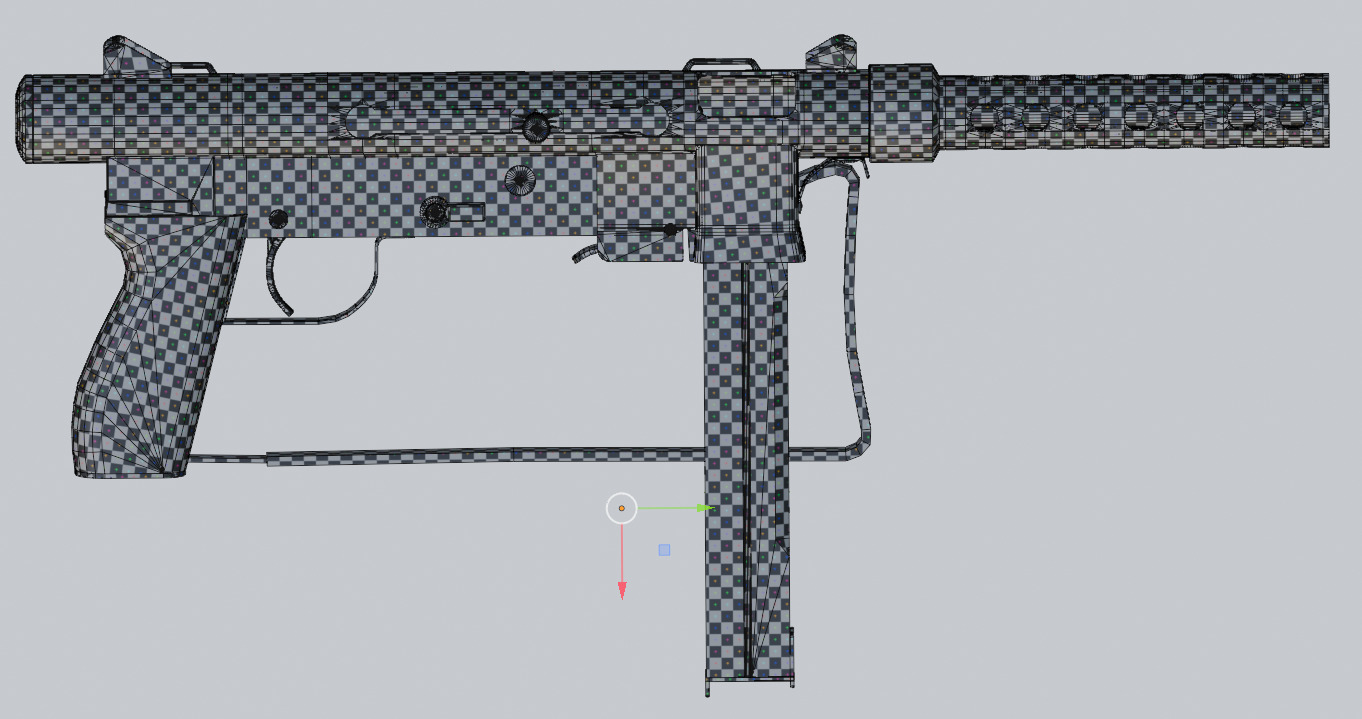 Smith  wesson M76 Rifle Low-poly 3D model_18