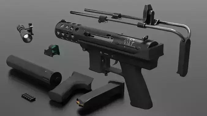 Tec9 Semiauto Pistol Fps - Tps