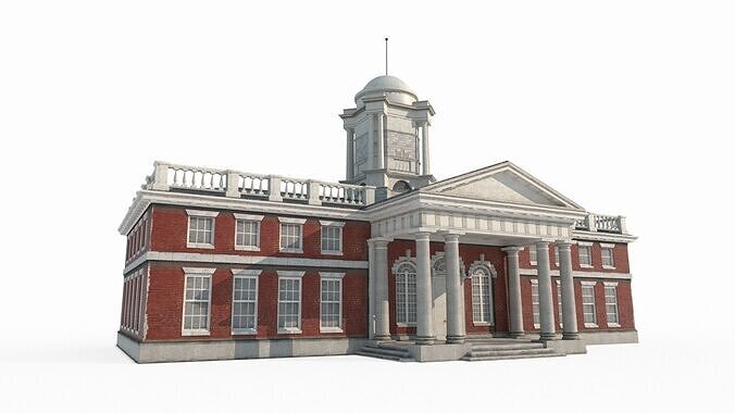 City Hall in the Steam Age Architecture 3D model