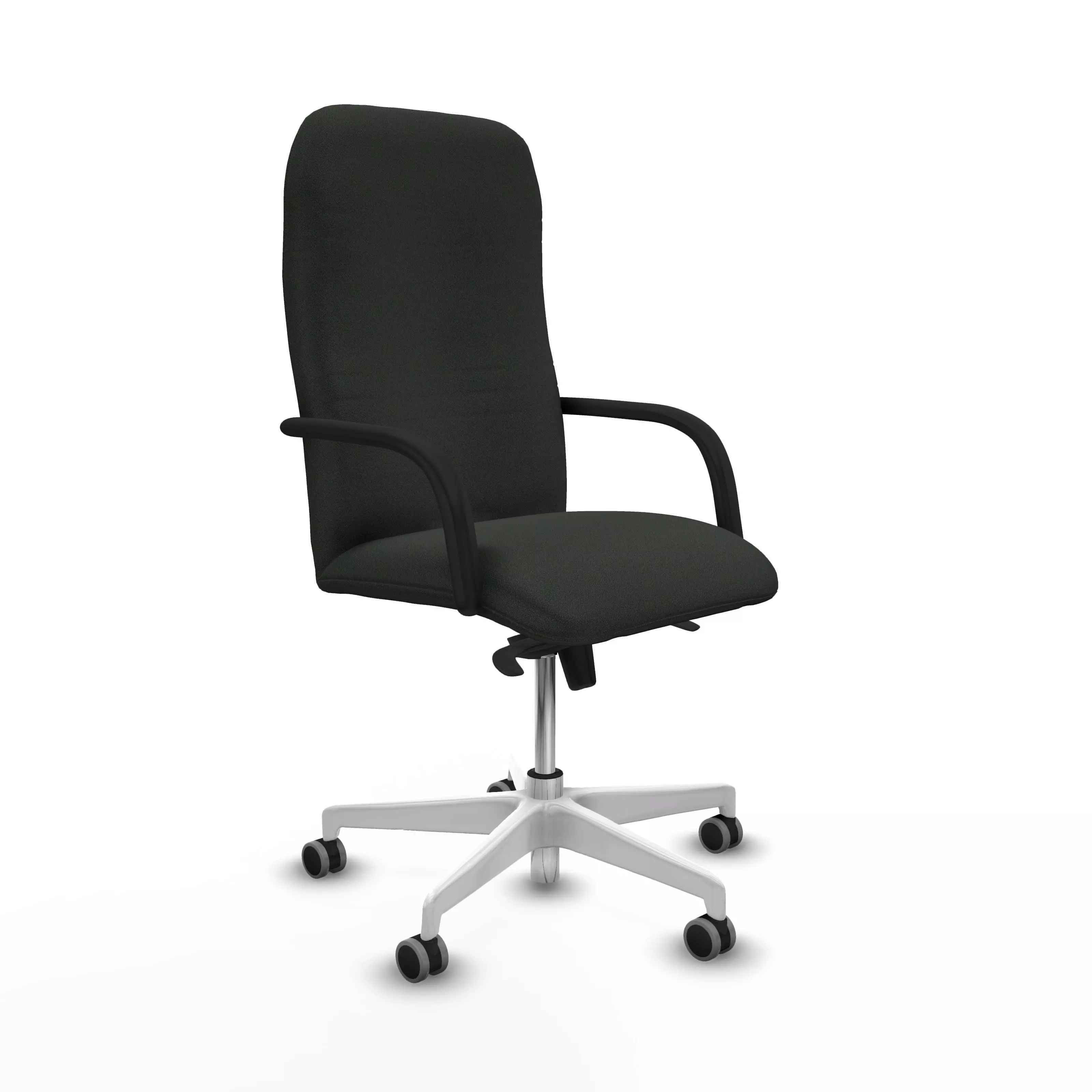 Modern Office Chair 5 Low-poly 3D model_0