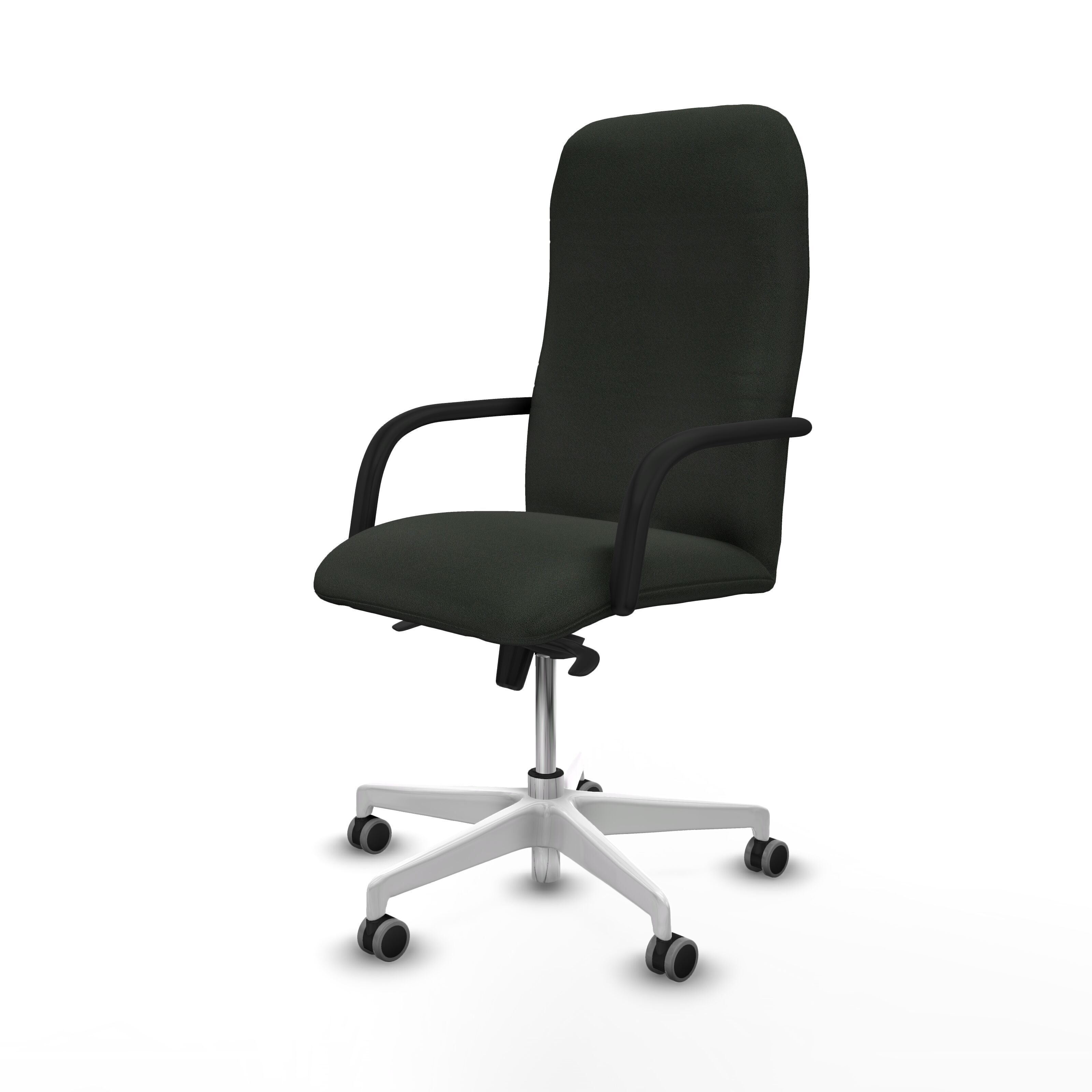 Modern Office Chair 5 Low-poly 3D model_2