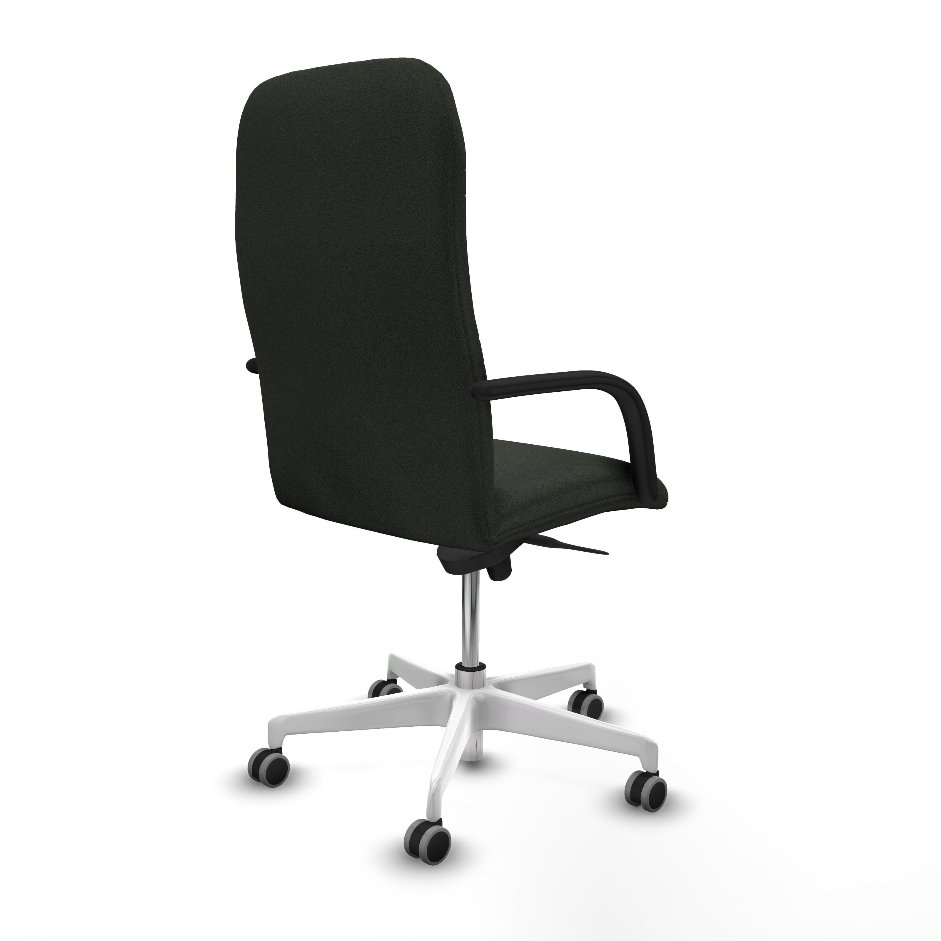 Modern Office Chair 5 Low-poly 3D model_6