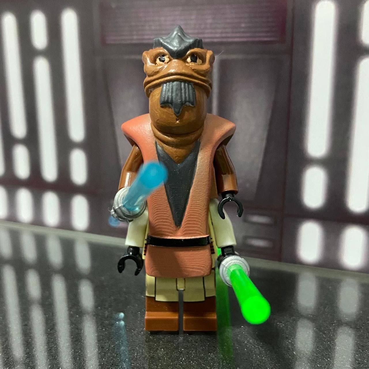 General pong krell minifigure star wars custom 3D print model_5