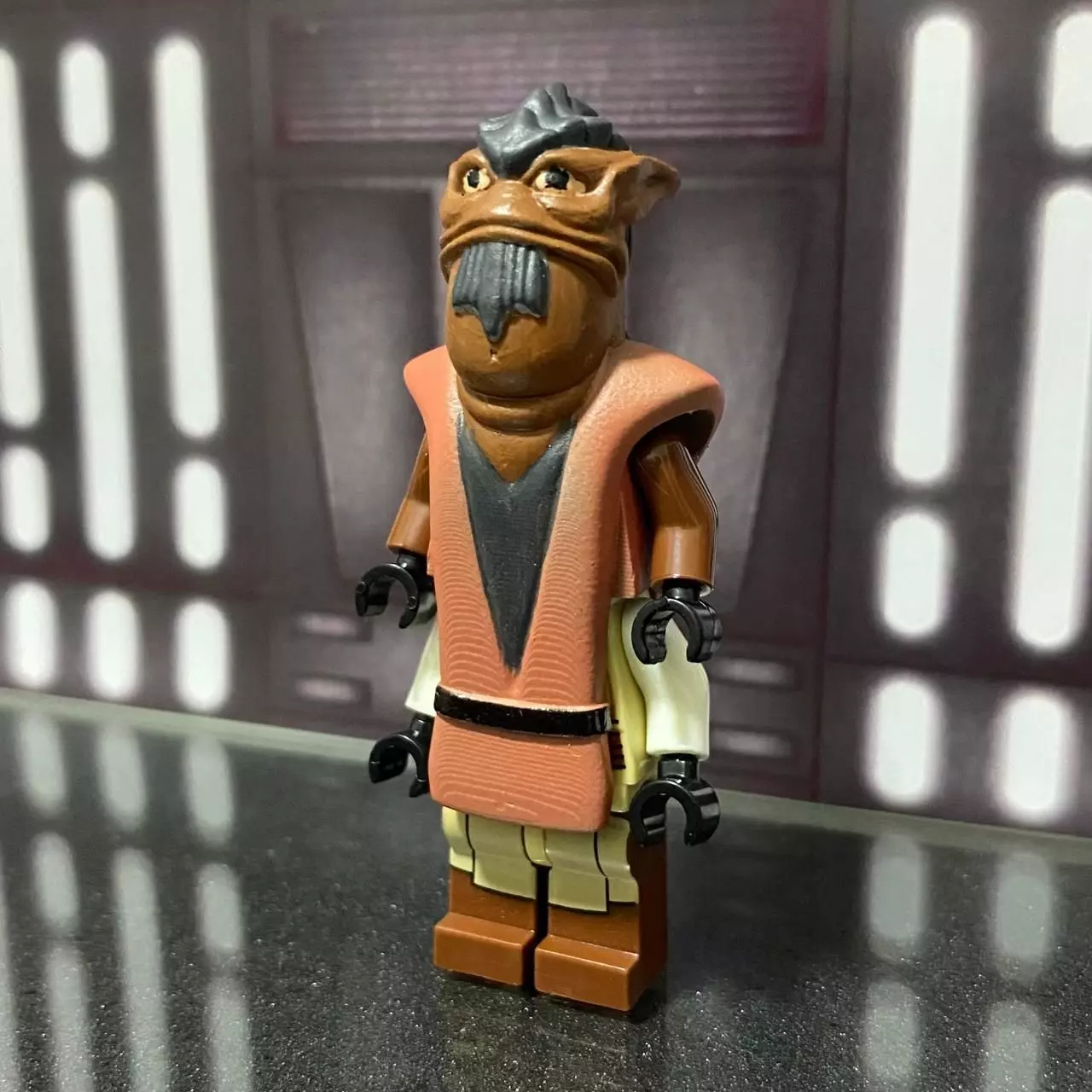 General pong krell minifigure star wars custom 3D print model_0