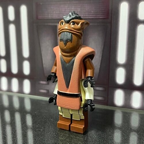 General pong krell minifigure star wars custom 3D print model