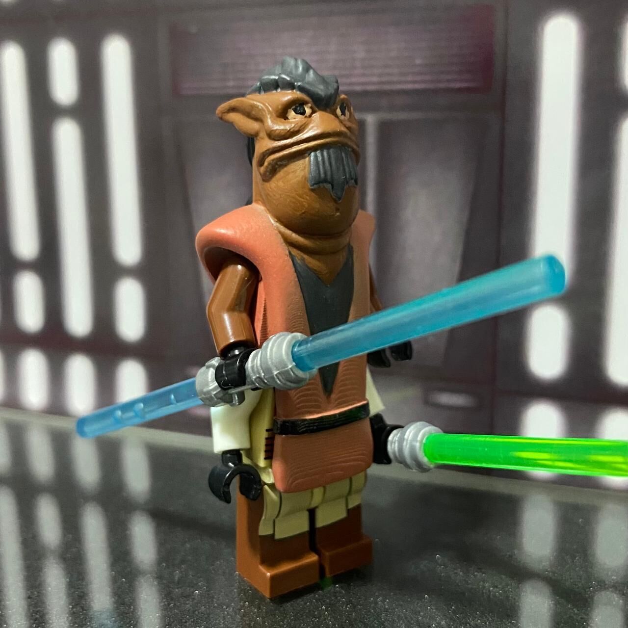 General pong krell minifigure star wars custom 3D print model_6