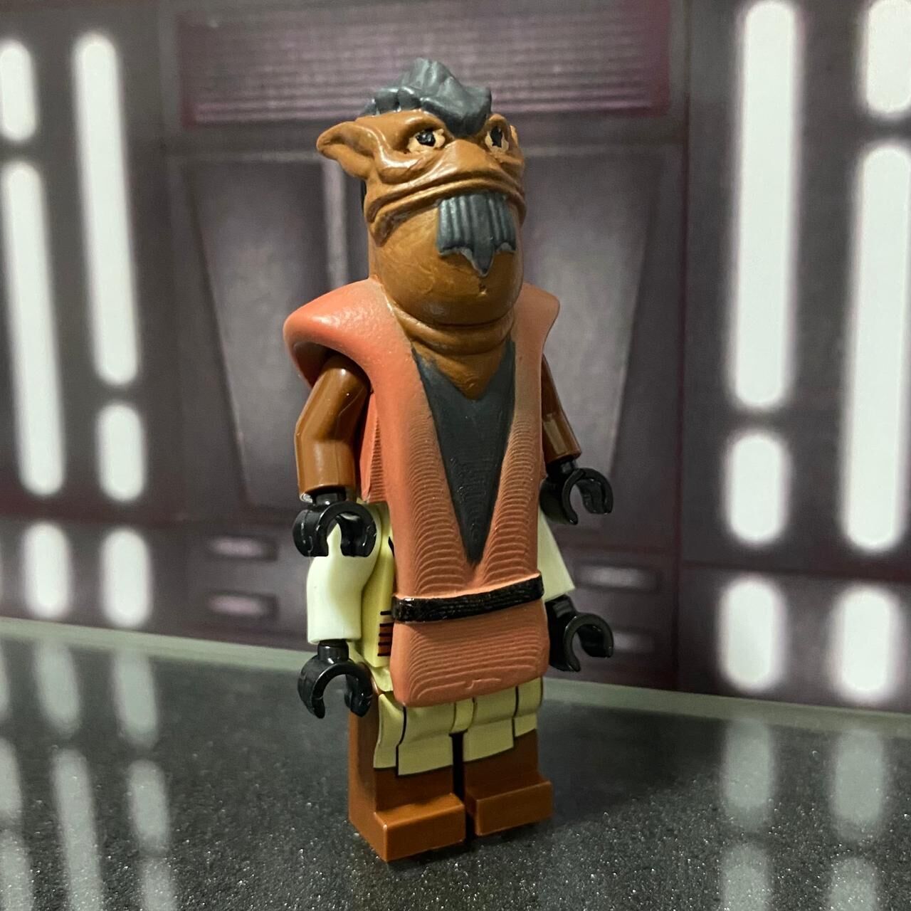 General pong krell minifigure star wars custom 3D print model_2