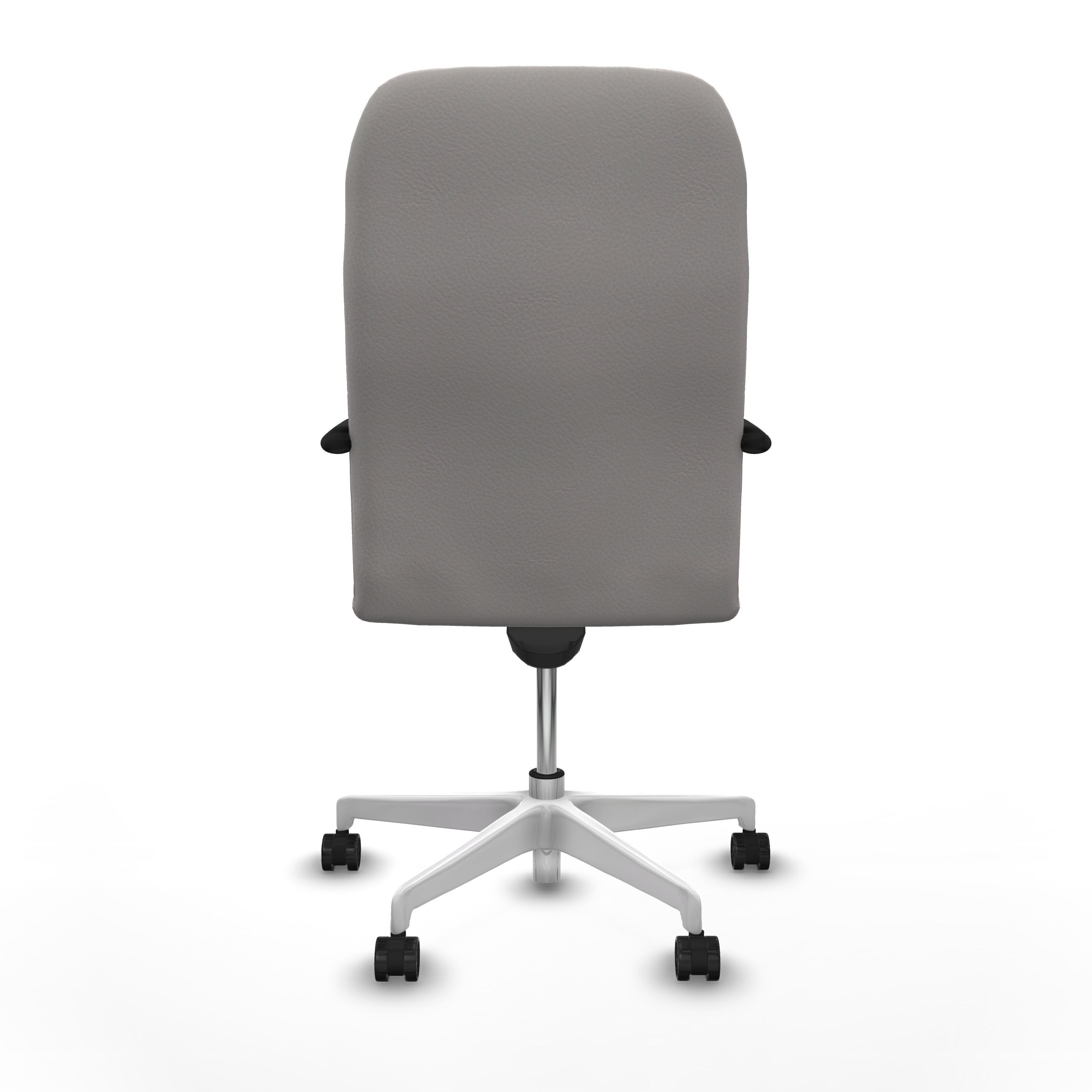 Modern Office Chair 4 Low-poly 3D model_5