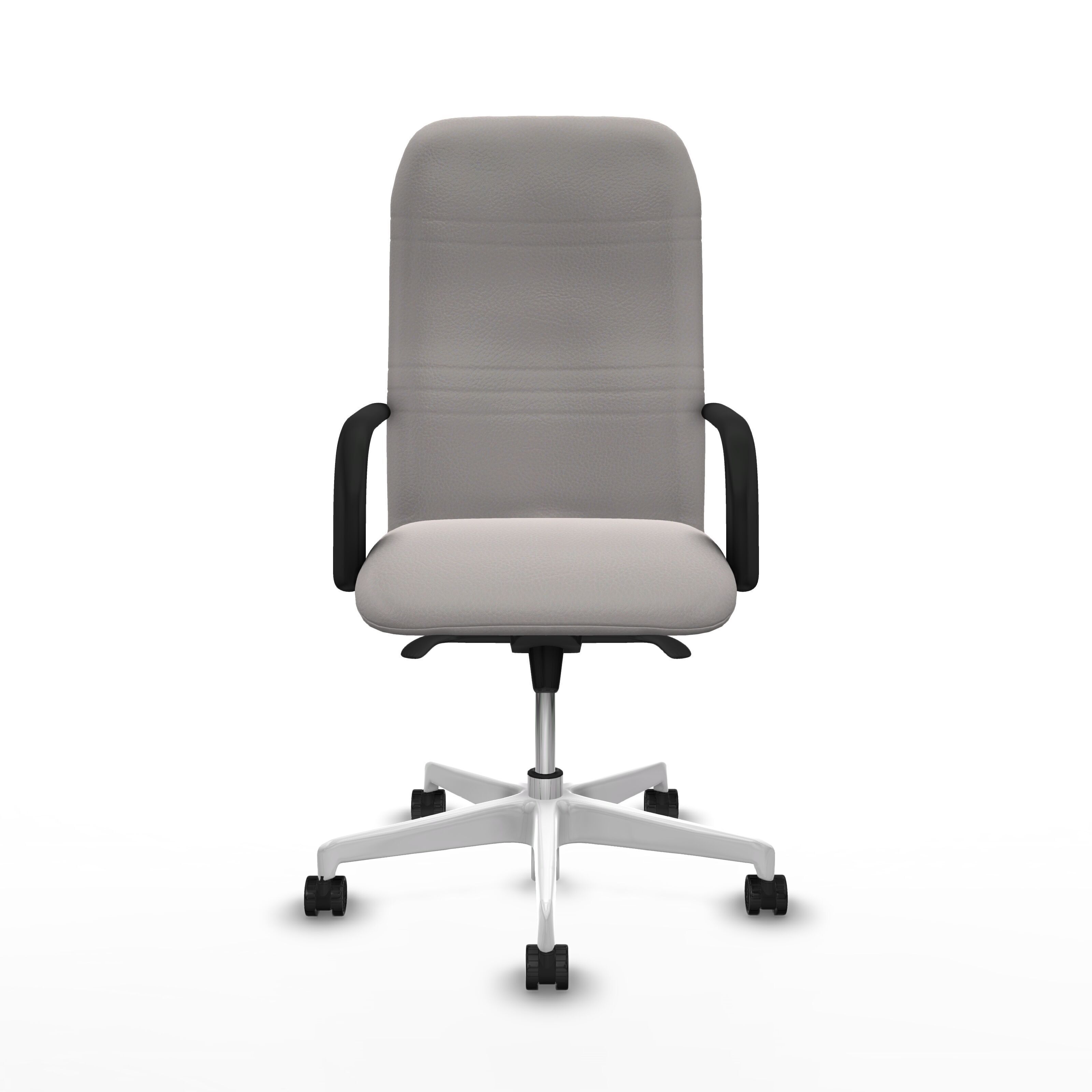 Modern Office Chair 4 Low-poly 3D model_1