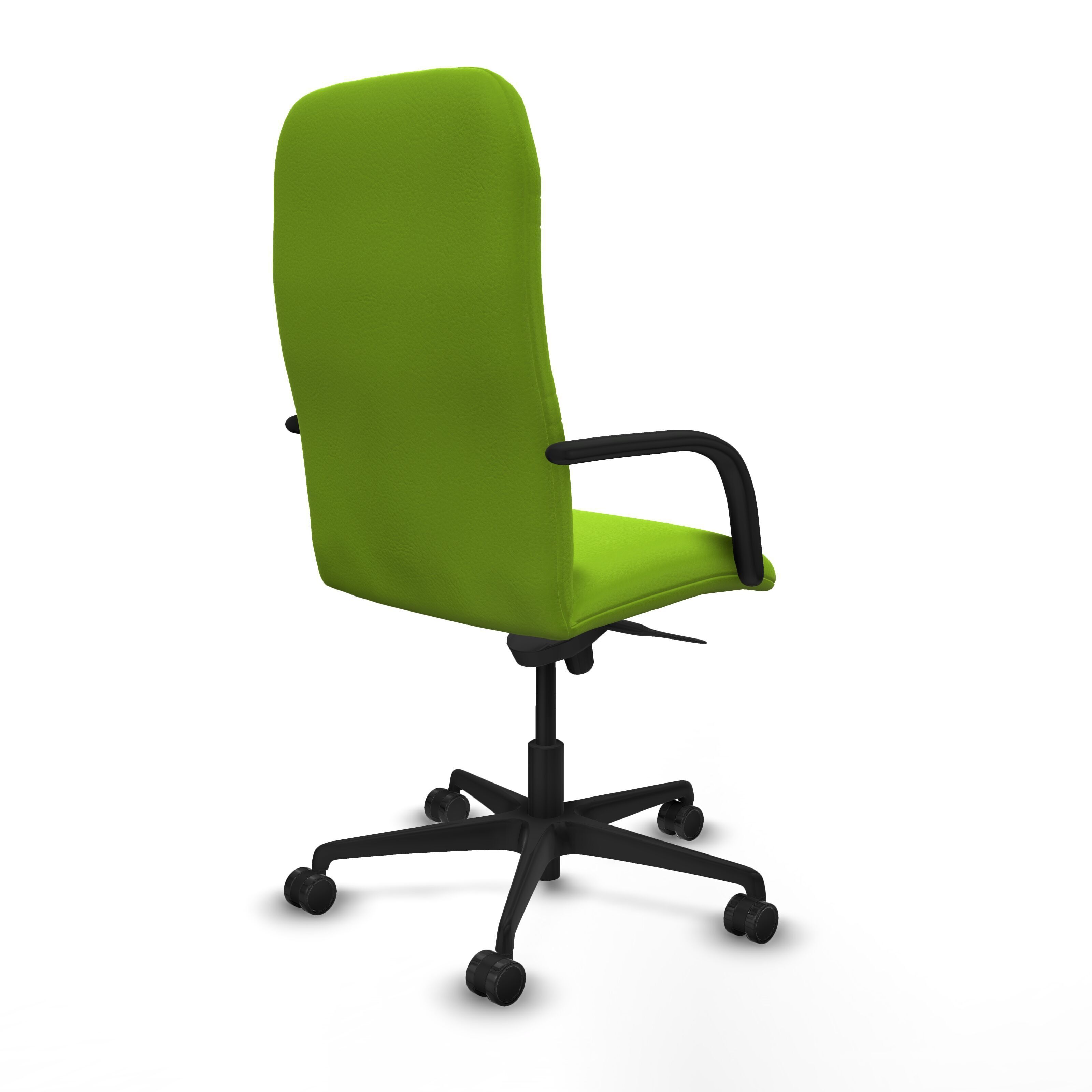 Modern Office Chair 3 Low-poly 3D model_6