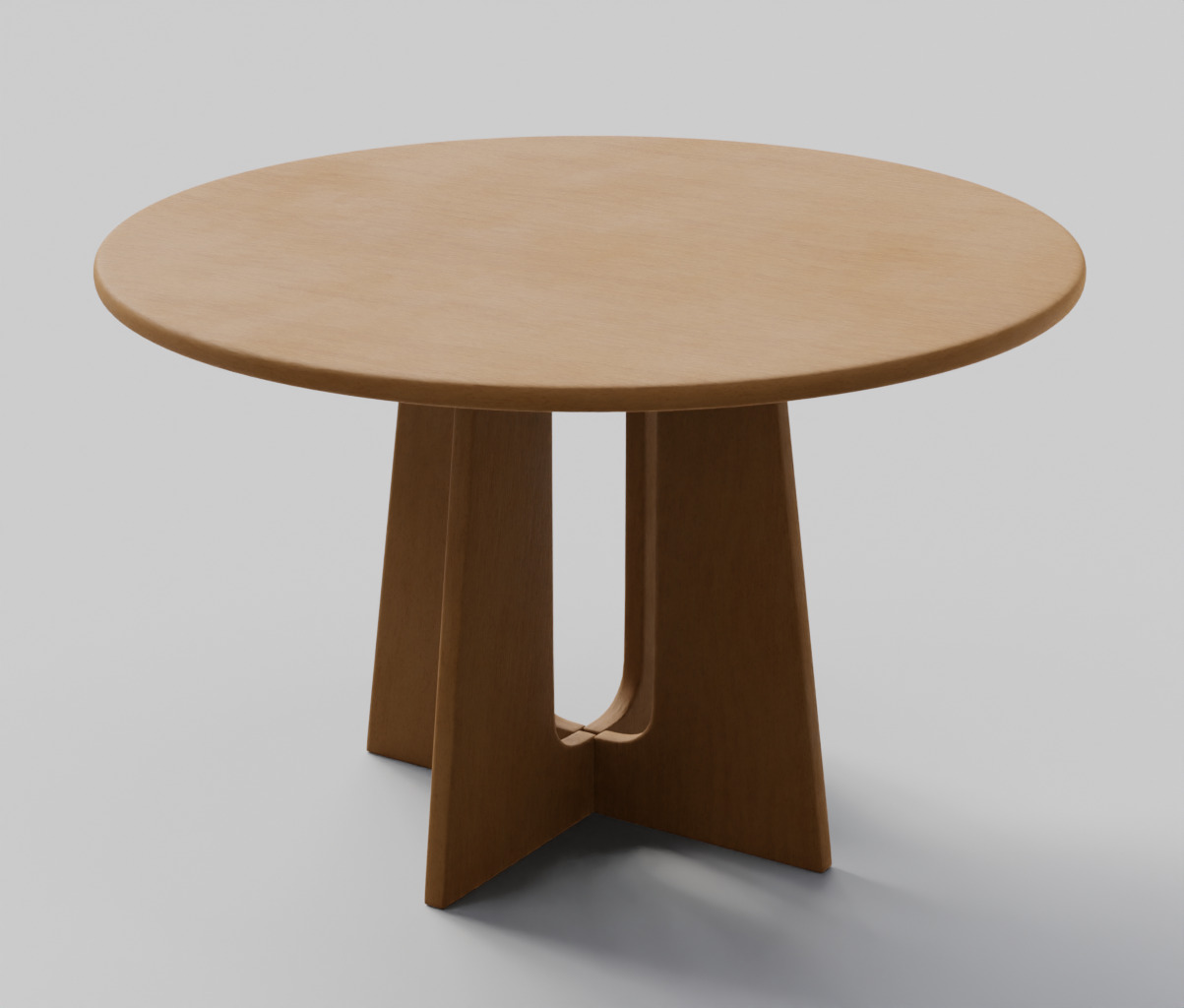 Kava dining table 3D model_6