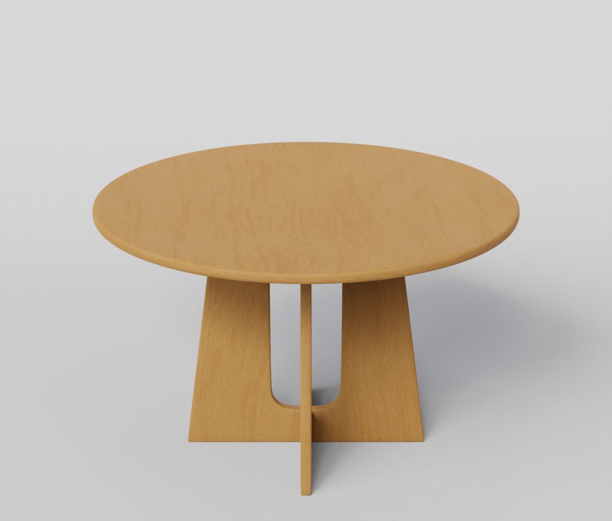 Kava dining table 3D model_3