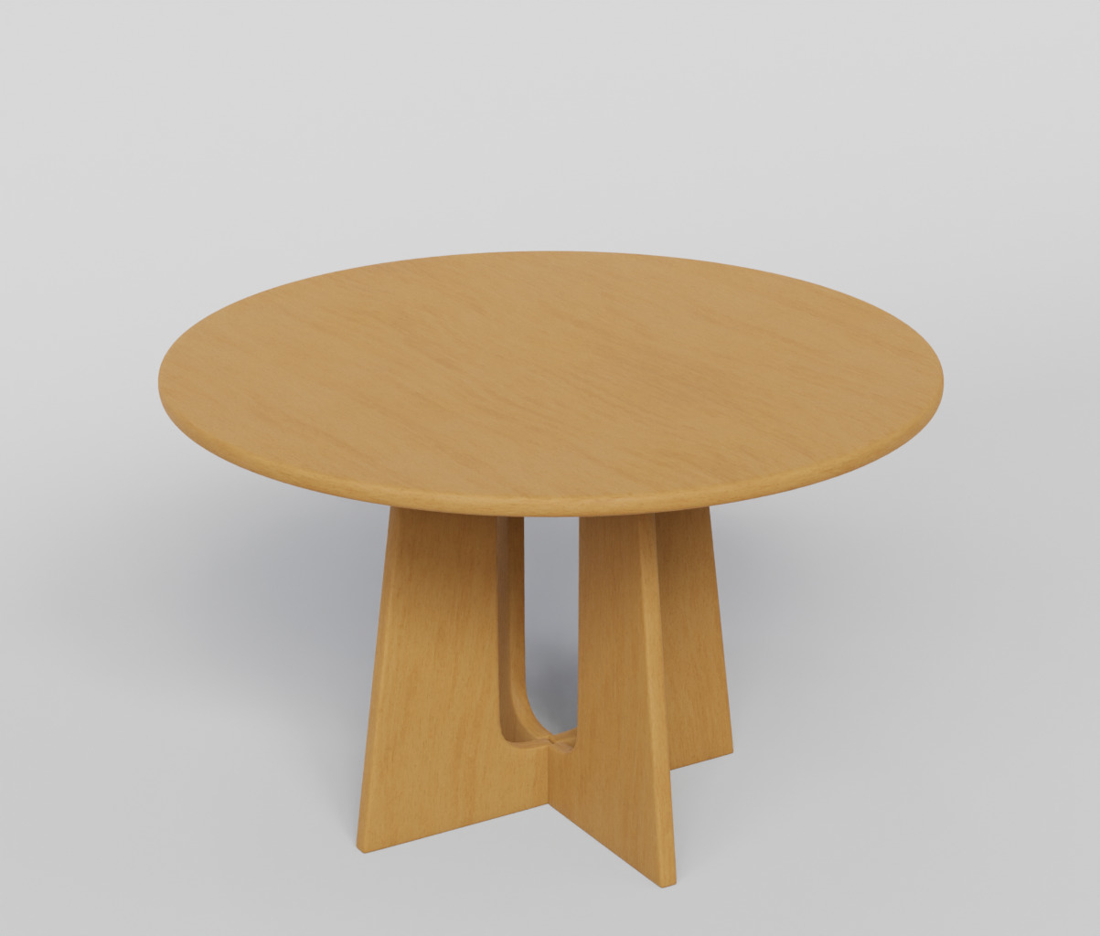 Kava dining table 3D model_1